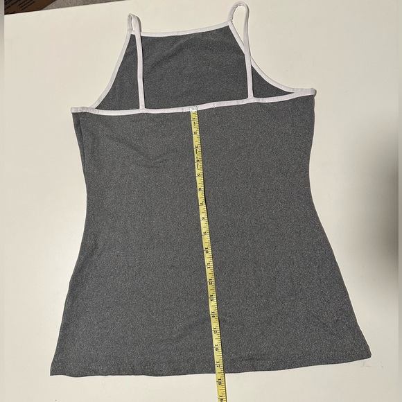 Forever21 Cami Tank Top 1X Grey with White Flower - Picture 9 of 13